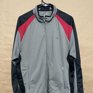 C9 by Champion Grey Track Jacket, Men's Size Large